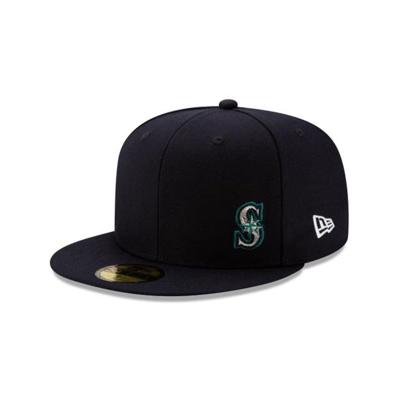 MLB Seattle Mariners Flawless 59Fifty Fitted (OXK7636) - Blue New Era Caps